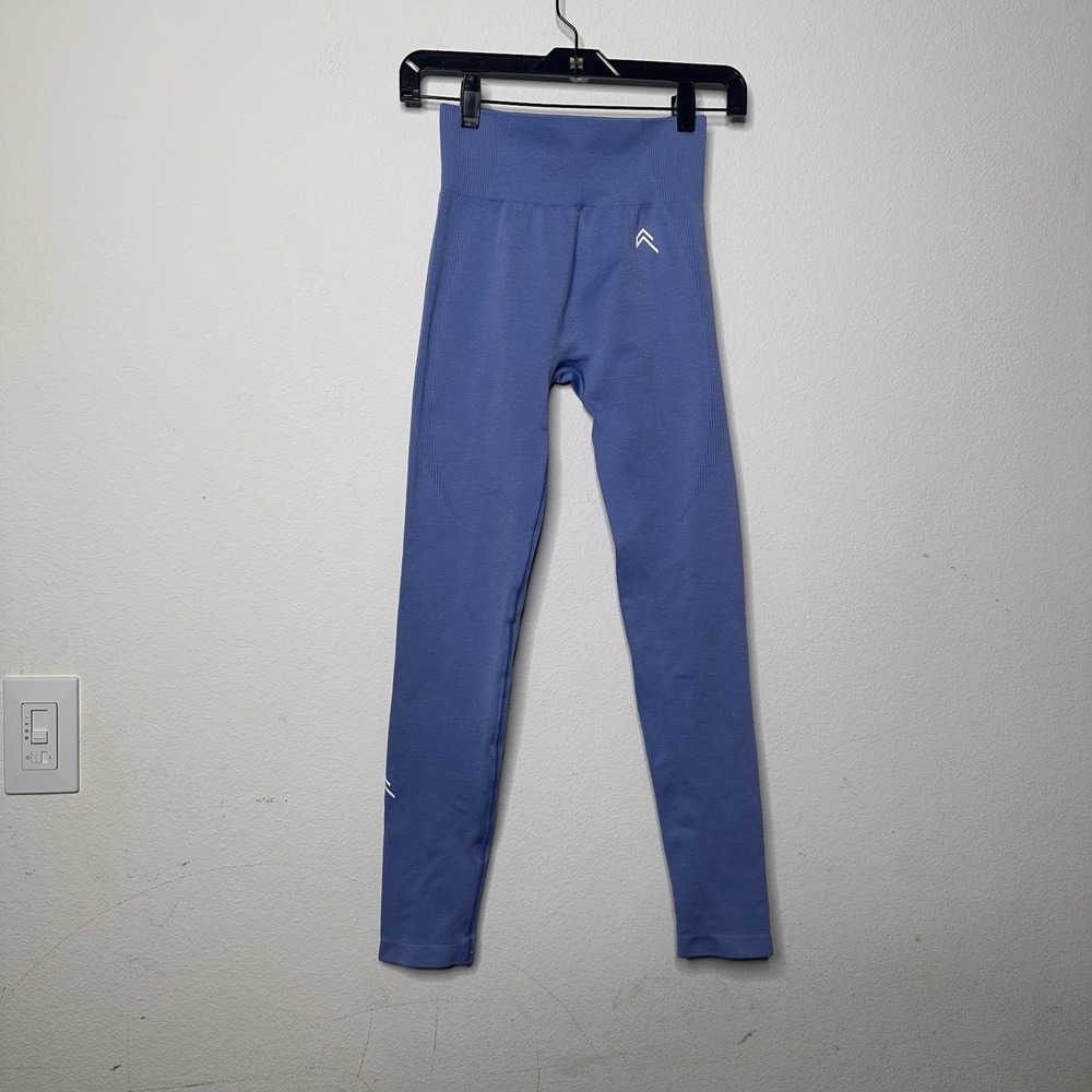 Oner Active Classic Seamless Leggings Blue Size Small EUC Athletic Gym